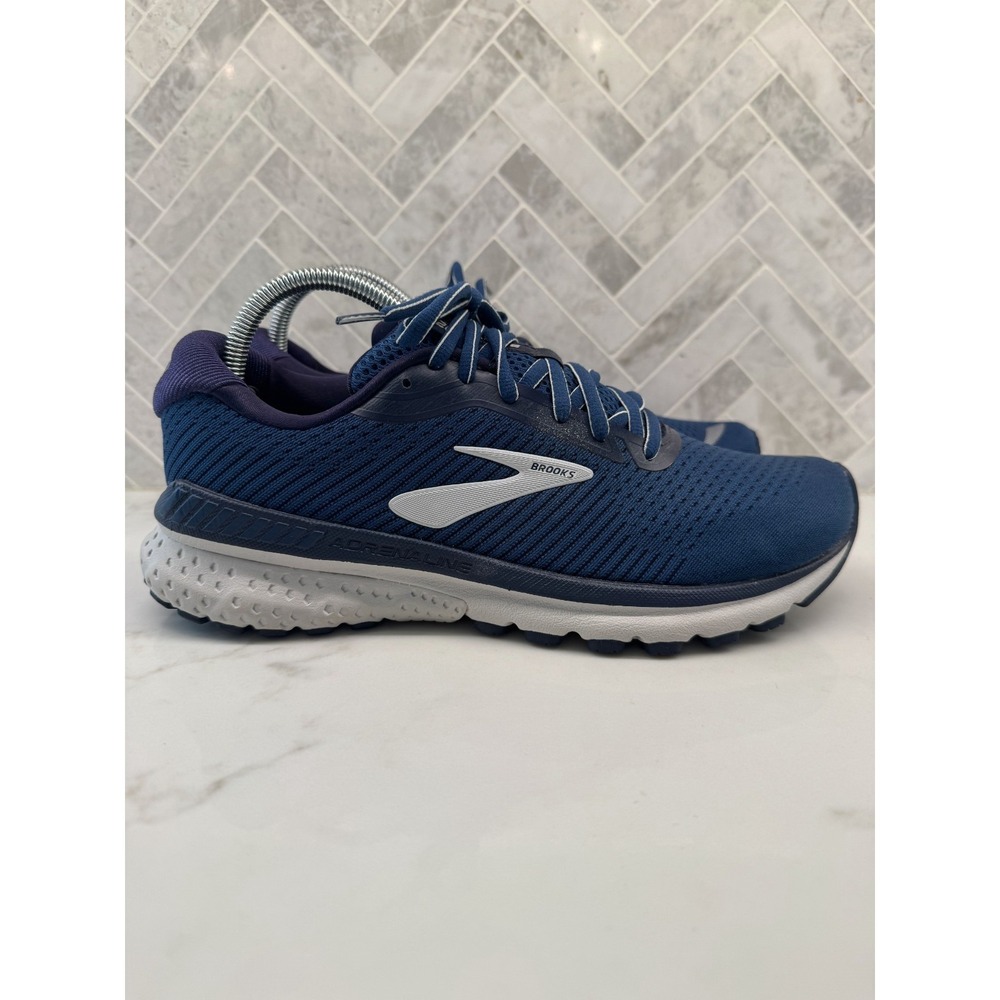 Brooks Adrenaline GTS 20 Running Shoes Mens 8.5 D 8.5D Navy‎ Athletic Sneakers